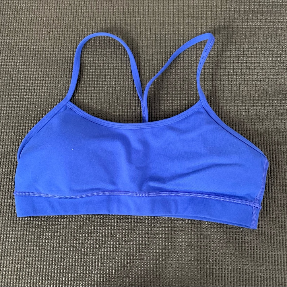 Blue Lululemon Sports bra